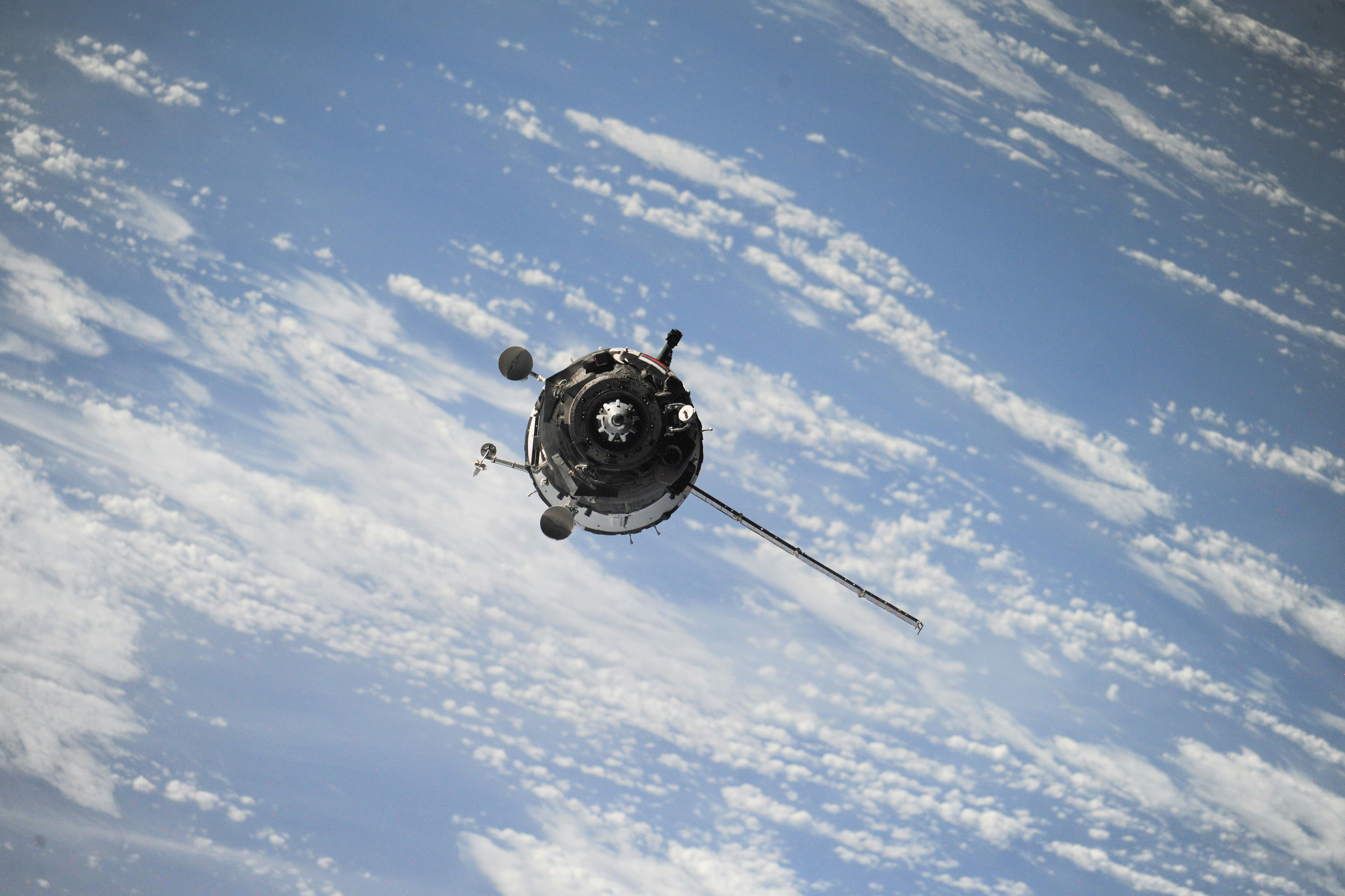 Satellite in space