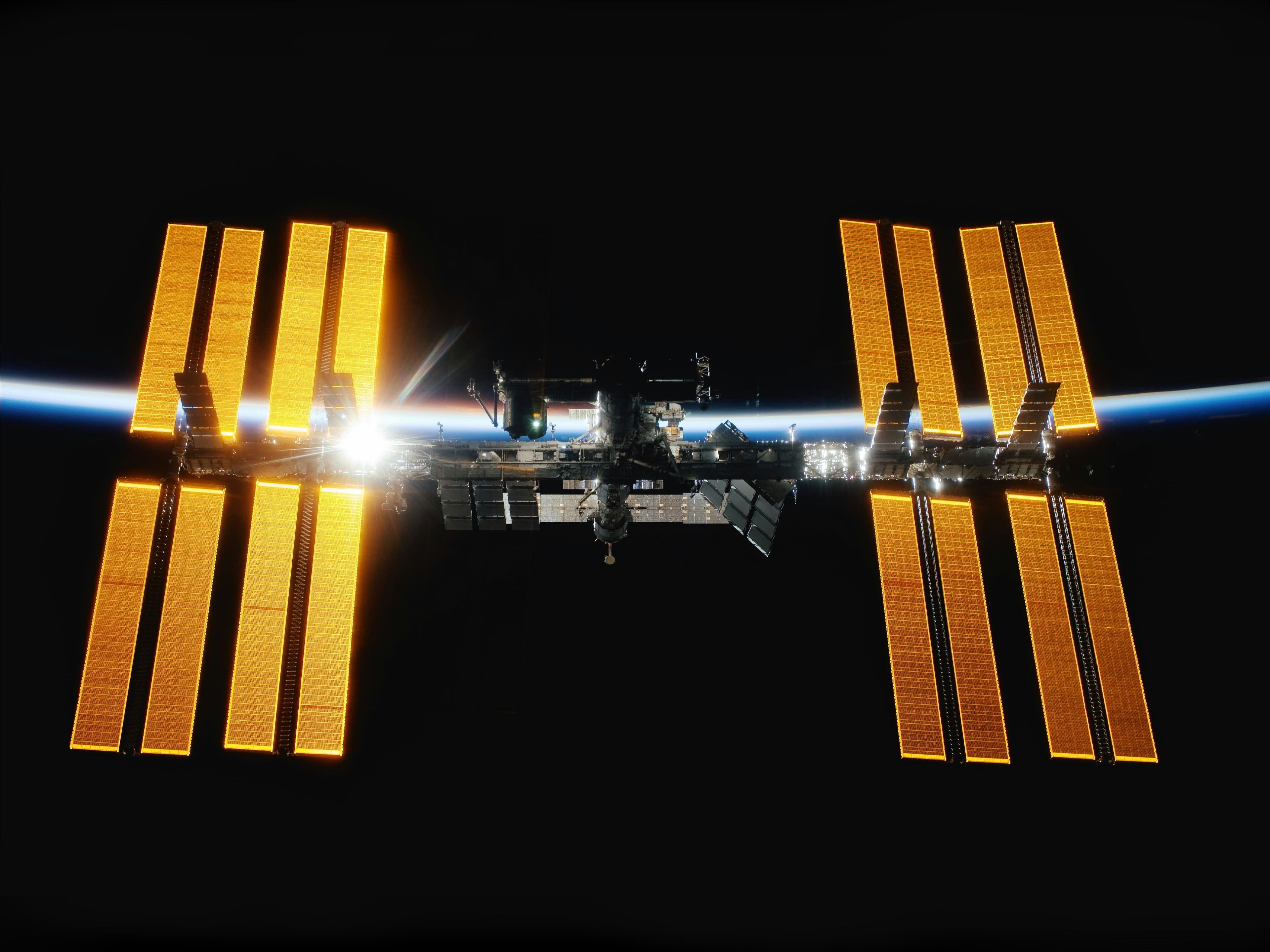 Satellite in space